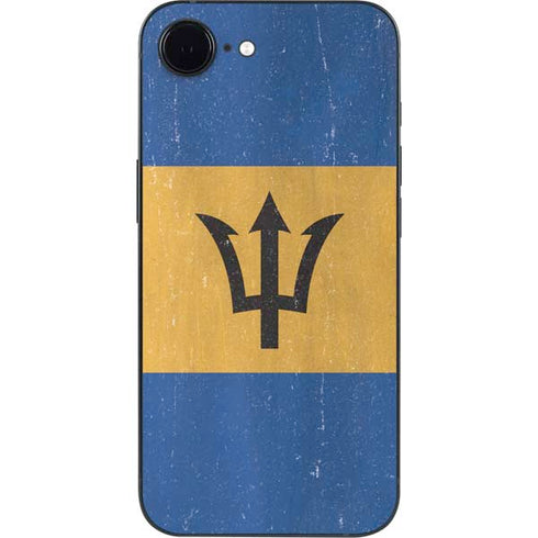 Barbados Flag Distressed iPhone 16e Skin